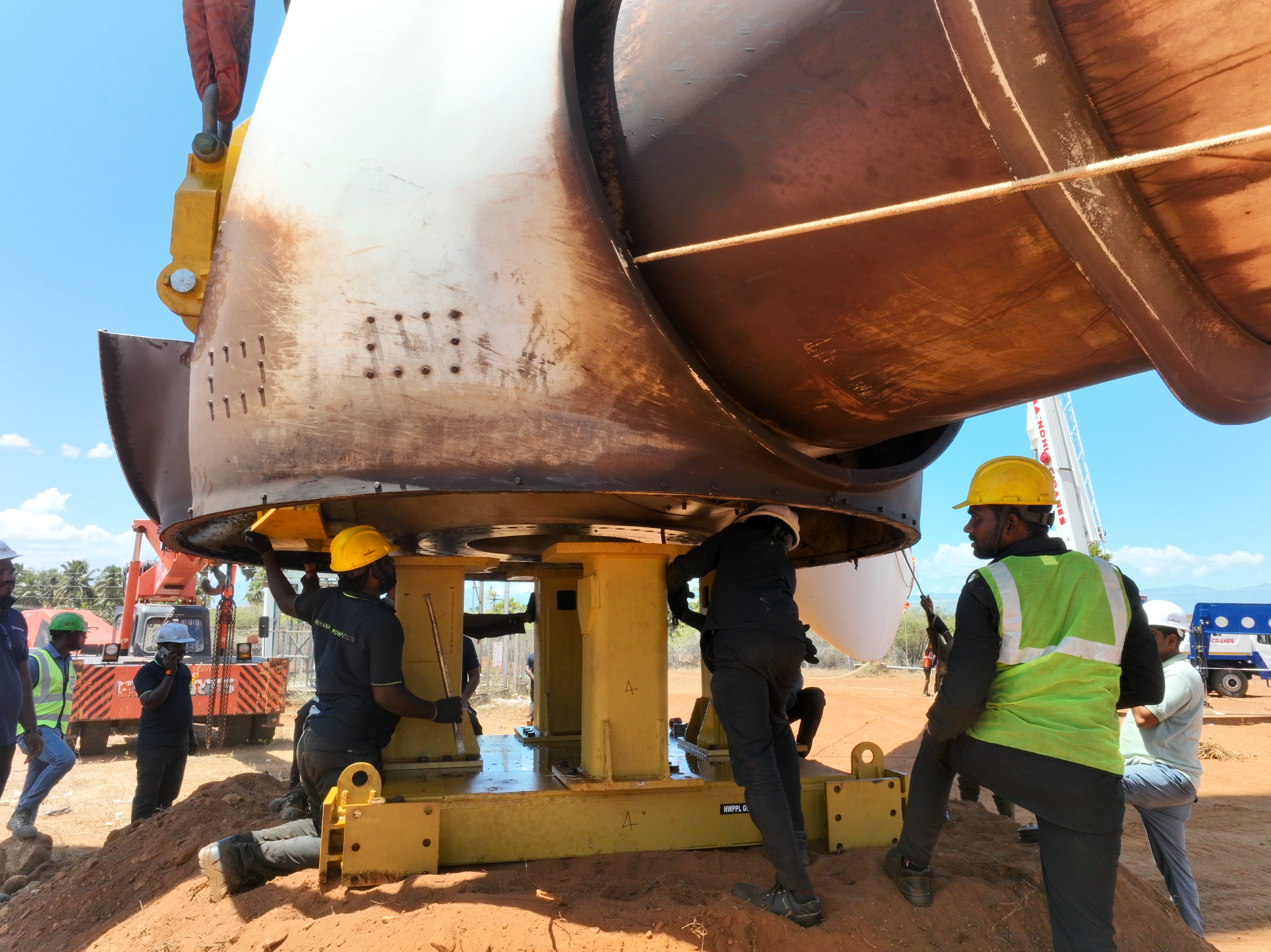 Wind turbine by the sea
