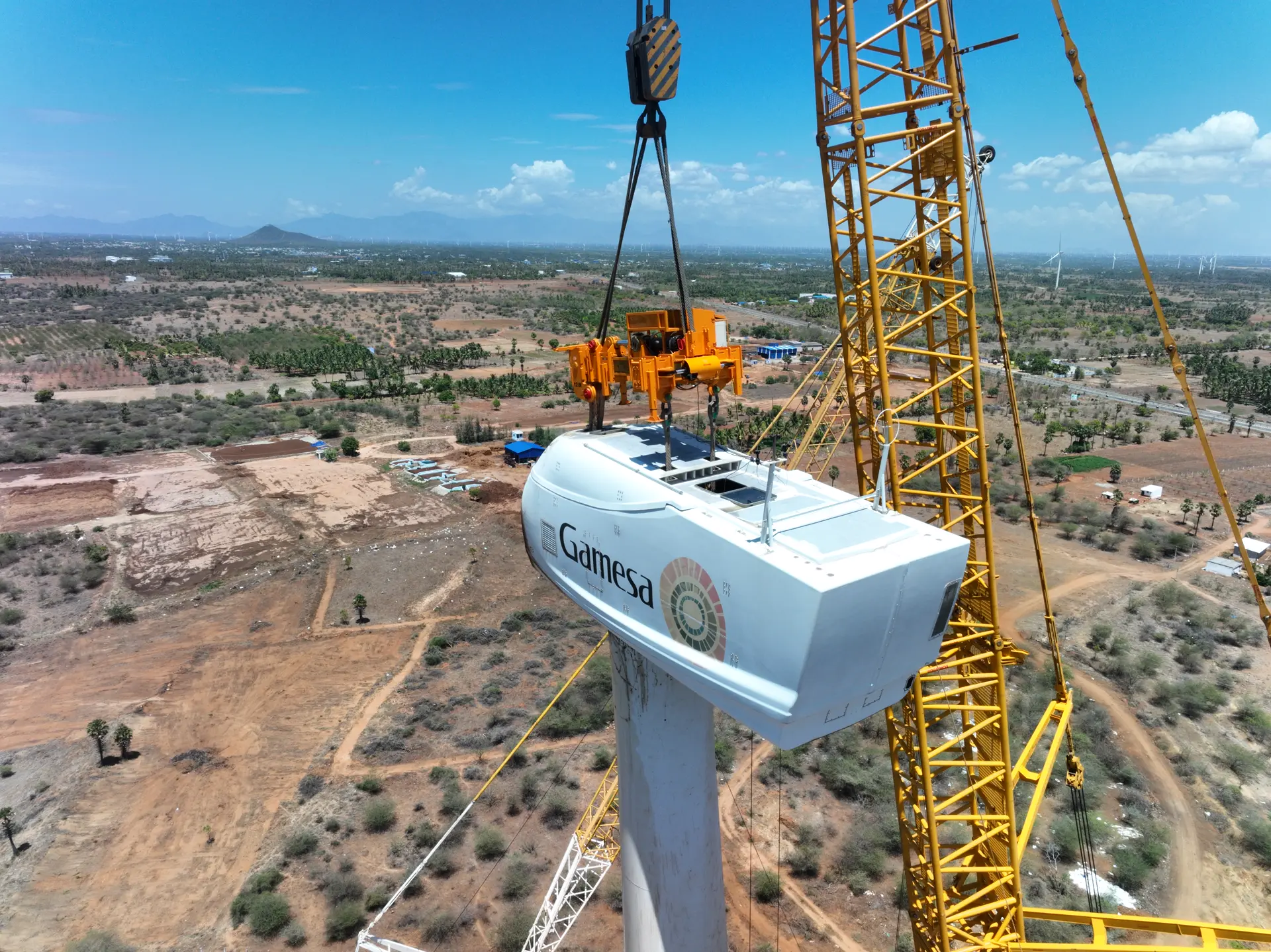 Wind turbine blade close-up